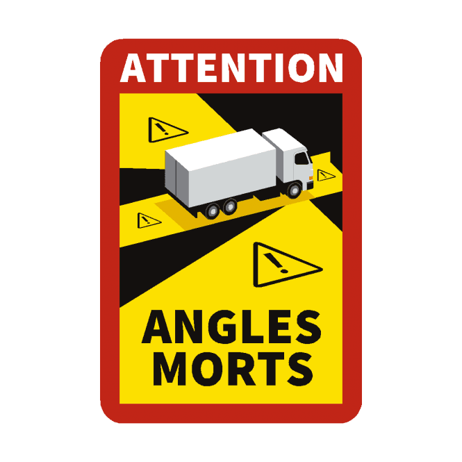 Angles Morts sticker 27x15 HGV