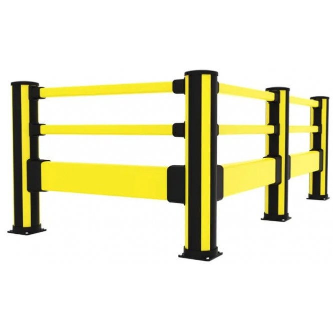 Axelent Pedestrian Barrier Classic 1.16m Height - High Impact - Straight Run