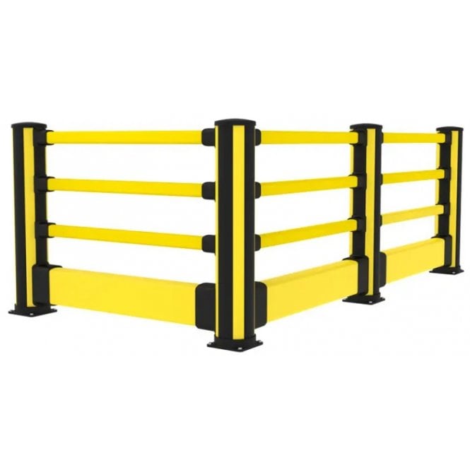 Axelent Pedestrian Barrier Classic 1.16m Height - Low Impact - Straight Run