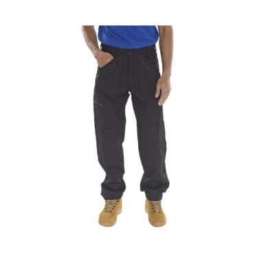 Action Work Trousers  - Black