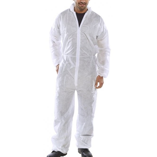 Beeswift Beeswift Disposable boilersuit white xl pos