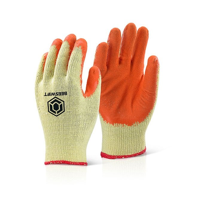 Beeswift Beeswift ECONOMY GRIP GLOVE ORANGE Bx 10