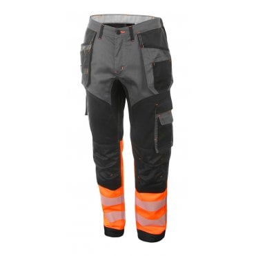 Hivis two tone trousers or/blk ttt