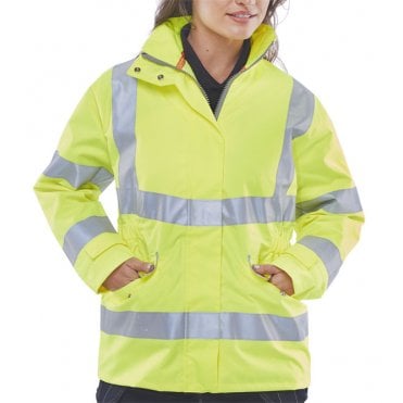 LADIES EXEC HI VIS JKT SY