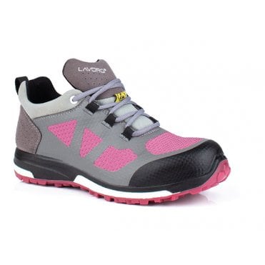 LEIA LADIES ESD SHOE GREY/PINK