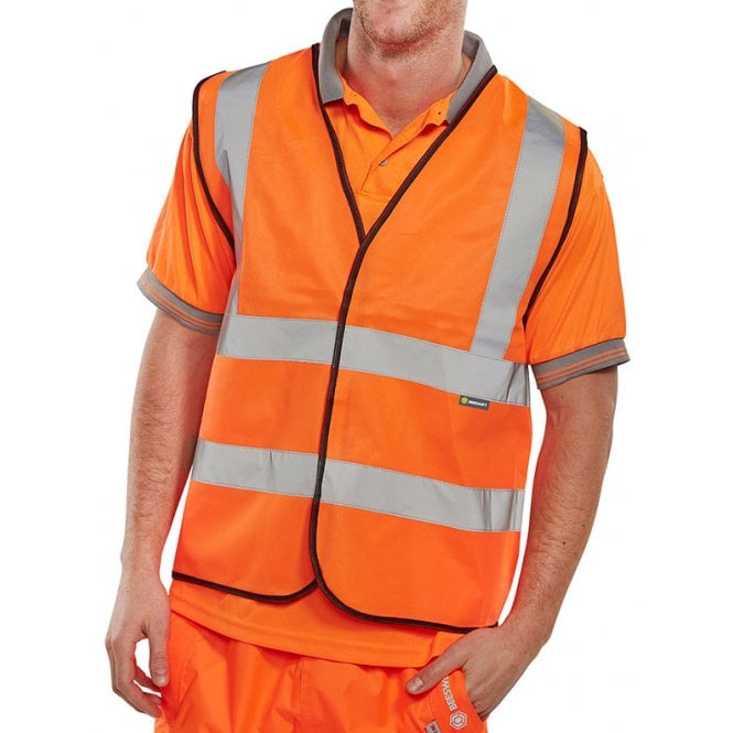 Beeswift Beeswift ORANGE HI VIS WAISTCOAT