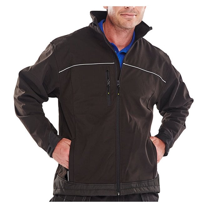 Beeswift Beeswift SOFT SHELL JACKET BLACK