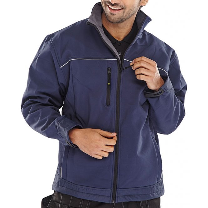 Beeswift Beeswift SOFT SHELL JACKET NAVY