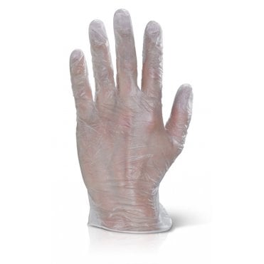 VINYL DISP GLOVES CLEAR Bx 1Th