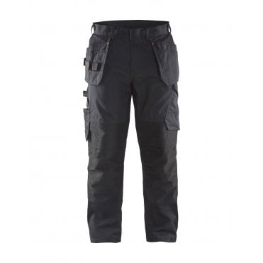1496 Service Trousers with Stretch and Tool Pockets Black/Red