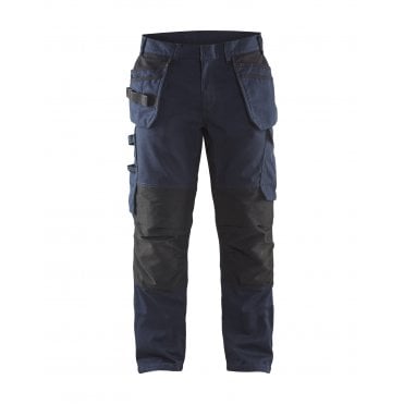 1496 Service Trousers with Stretch and Tool Pockets Dark Navy/Black
