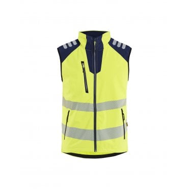 3091 Softshell Vest Hi-Vis - Hi-vis Yellow/Navy Blue