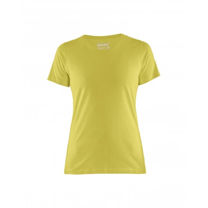 BLÅKLÄDER 3334 Womens T-Shirt - Hi-Vis Yellow