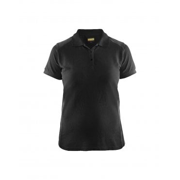 3390 Womens Polo Shirt - Black/Dark Grey