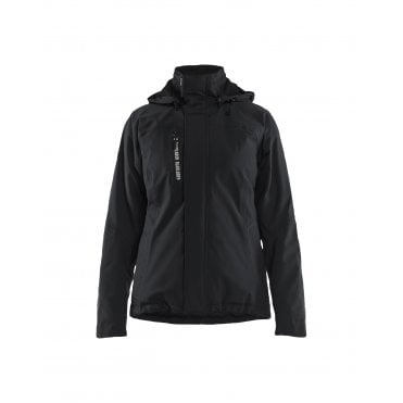 4408 Womens Lightweight lined Winter Jacket Stretch - Black