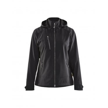4719 Womens Softshell Jacket - Black/Silver