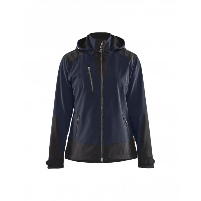 BLÅKLÄDER 4719 Womens Softshell Jacket - Dark Navy/Black
