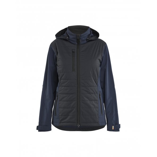 BLÅKLÄDER 4733 Womens Hybrid Jacket - Dark Navy/Black