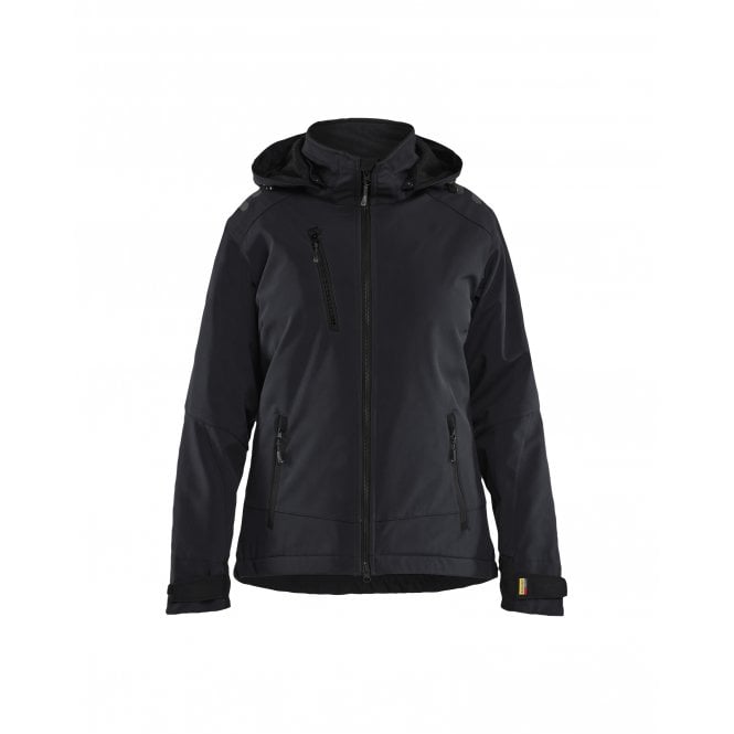 BLÅKLÄDER 4751 Womens Lightweight Lined Winter Jacket Softshell - Black