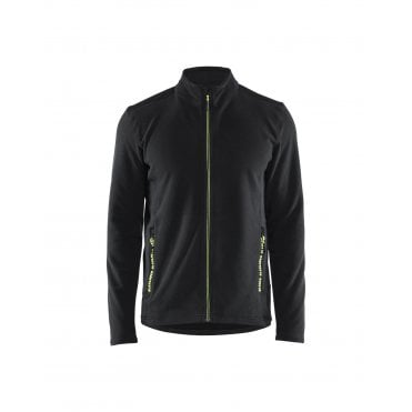 4765 Microfleece Jacket Black/Hi-Vis Yellow