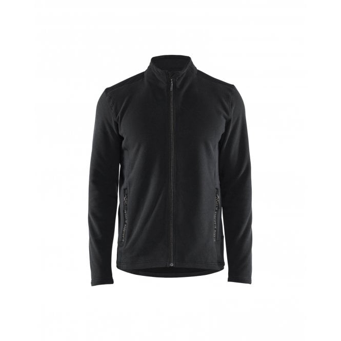 BLÅKLÄDER 4765 Microfleece Jacket Black/Mid Grey