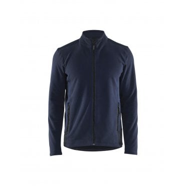 4765 Microfleece Jacket Dark Navy/Black