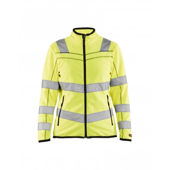BLÅKLÄDER 4966 Womens Hi-Vis Microfleece Jacket - Hi-Vis Yellow