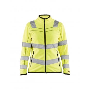 4966 Womens Hi-Vis Microfleece Jacket - Hi-Vis Yellow
