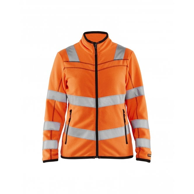 BLÅKLÄDER 4966 Womens Hi-Vis Microfleece Jacket - Orange