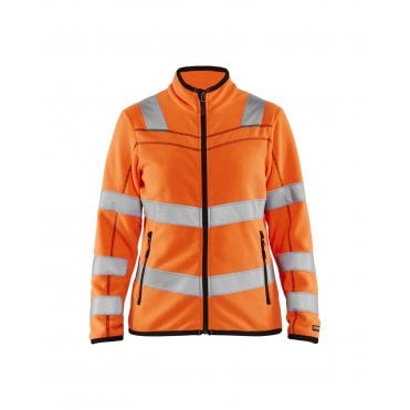 4966 Womens Hi-Vis Microfleece Jacket - Orange