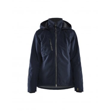 4972 Womens Lightweight lined Winter Jacket - Dark Navy/Black