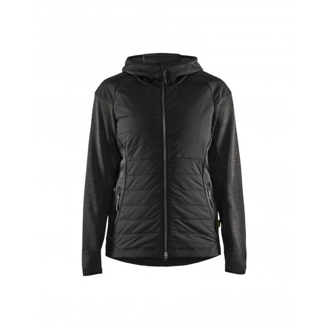 BLÅKLÄDER 5931 Womens Hybrid Jacket - Dark Grey/Black