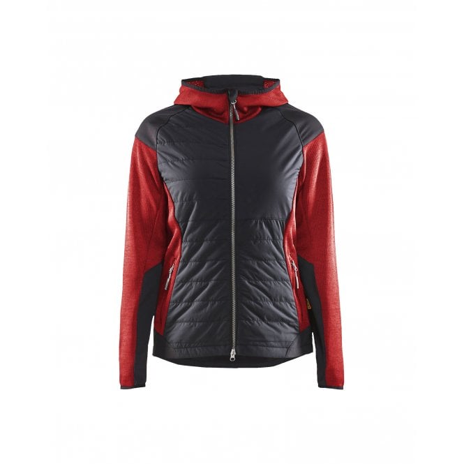 BLÅKLÄDER 5931 Womens Hybrid Jacket - Red/Black