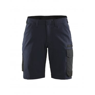 7123 Womens Service Shorts with 4-Way Stretch - Dark Navy/Black