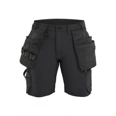7124 Womens Craftsman Shorts 4-Way Stretch - Black