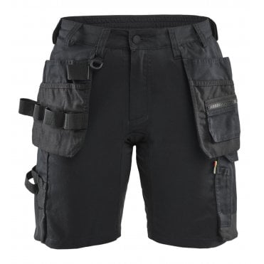 7133 Womens Craftsman Shorts Stretch - Black