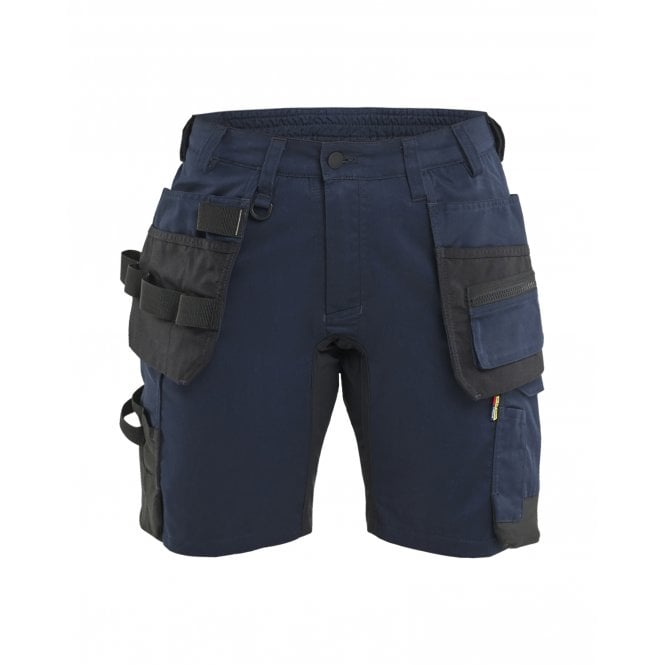 BLÅKLÄDER 7133 Womens Craftsman Shorts Stretch - Dark Navy