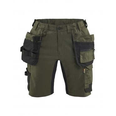 7133 Womens Craftsman Shorts Stretch - Forest Night/Black