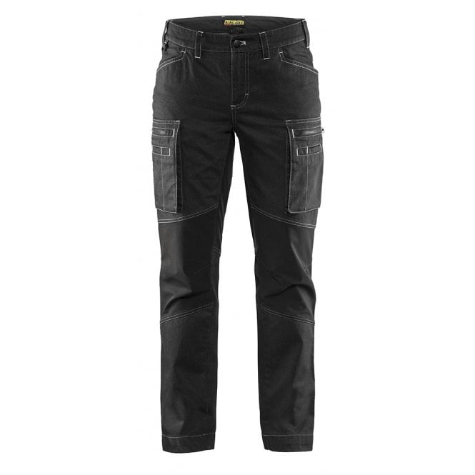 BLÅKLÄDER 7159 Womens Service trousers Stretch - Black