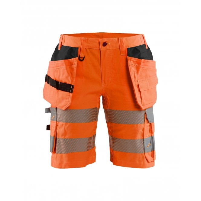 BLÅKLÄDER 7186 Womens Hi-Vis shorts with Stretch - Hi-Vis Orange
