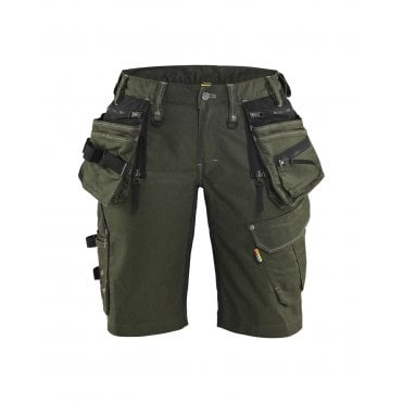 7992 Womens Craftsman Shorts X1900 Stretch - Forest Night/Black