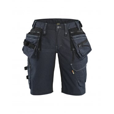 7992 Womens Craftsman Shorts X1900 Stretch - Navy Blue/Black