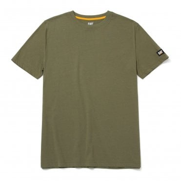 CAT Essential Crew Neck T-Shirt - Marsh