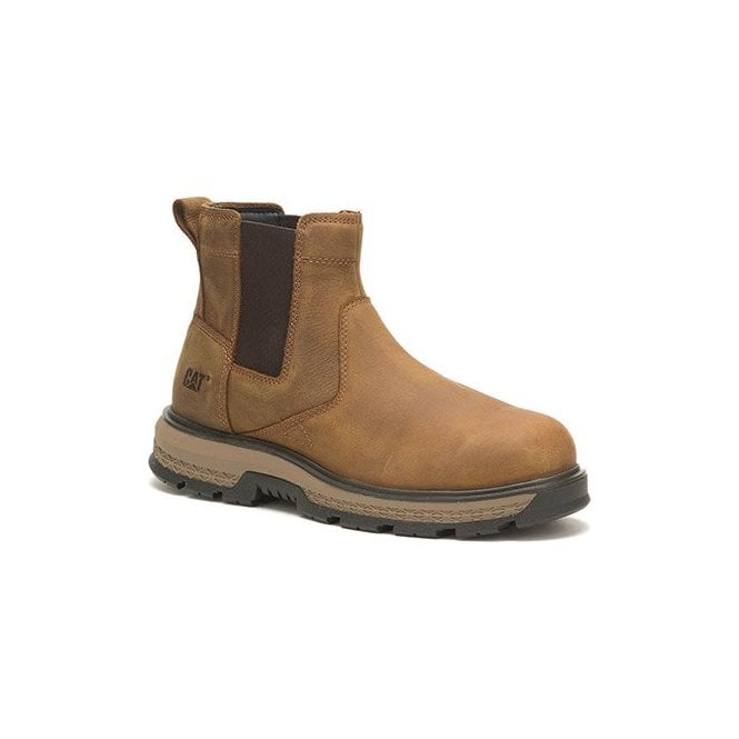 CAT  Exposition Brown S3 Safety Dealer Boots
