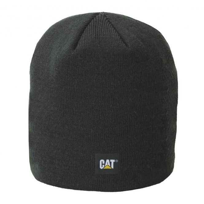 CAT  Logo Knit Cap - Black
