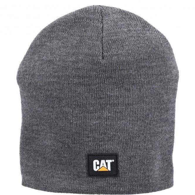 CAT  Logo Knit Cap - Grey