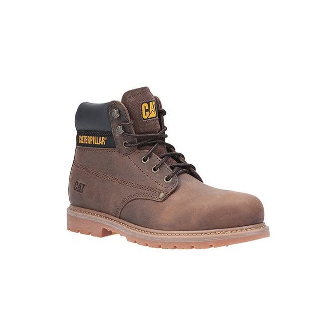 CAT  Powerplant Brown SB Safety Boots