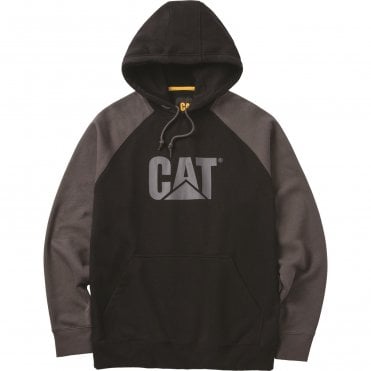CAT Raglan Hoodie - Black/Grey