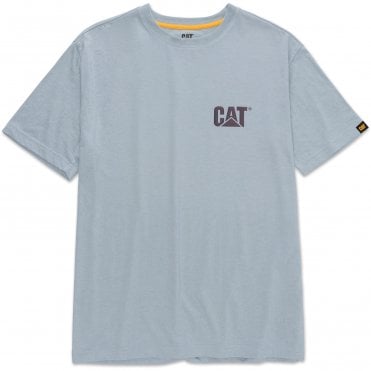 CAT Trademark T-Shirt - Blue Fog