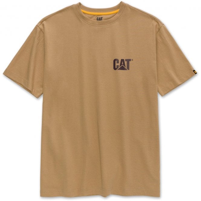 CAT  Trademark T-Shirt - Khaki